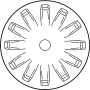 Image of Wheel Cover image for your 2004 Ford E-250   