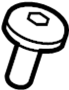 Image of Screw. Steering. Sensor. Angle. Column Cover. Shroud retainer. Wheel Position. (Lower). A Screw... image for your 2021 Ford F-150 2.7L EcoBoost V6 A/T 4WD XL Extended Cab Pickup Fleetside 