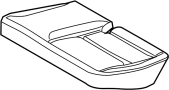 Image of Cushion. Seat. Pad. (Rear). A cover that replaces. image for your 2023 Ford F-150 5.0L V8 FLEX A/T 4WD King Ranch Crew Cab Pickup Fleetside 