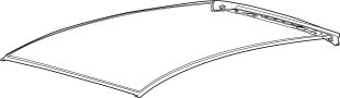 Image of Roof Panel image for your 2008 Ford F-150 5.4L Triton V8 A/T RWD THE 60TH ANNIVERSARY EDITION Crew Cab Pickup Stepside 