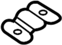 Image of Inner center PILLAR clip. image