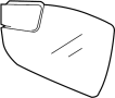 View Door Mirror Glass (Rear) Full-Sized Product Image 1 of 2