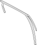 Image of Window Channel image for your 2014 Ford Edge   