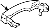 View Handle. Door.  Full-Sized Product Image
