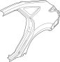 Image of Quarter Panel (Lower) image for your 2023 Ford F-150 2.7L EcoBoost V6 A/T 4WD XLT Crew Cab Pickup Fleetside 
