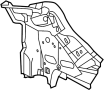 Image of Quarter Panel Extension (Rear, Lower) image for your 2018 Ford Transit-350   