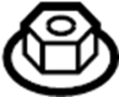 View Nut. (Front, Upper, Lower) Full-Sized Product Image
