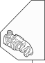Image of Disc Brake Caliper image for your 2019 Ford F-150 3.5L EcoBoost V6 A/T 4WD XL Standard Cab Pickup Fleetside 
