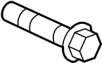 View Bolt. Shock. Suspension. Crossmember. (Lower) Full-Sized Product Image
