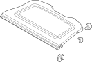 Image of Package Tray Trim (Front, Rear, Upper) image for your 2016 Ford Focus  RS Hatchback 