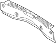 Image of Panel. Trim. (Rear, Lower). The scruff plate is. image for your 2022 Ford F-150 3.3L Duratec V6 FLEX A/T 4WD XL Crew Cab Pickup Fleetside 