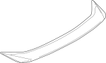 Image of Spoiler (Rear) image for your 2013 Ford F-350 Super Duty 6.2L V8 FLEX A/T RWD King Ranch Crew Cab Pickup Fleetside 