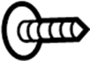 View Liftgate Hinge Bolt Full-Sized Product Image