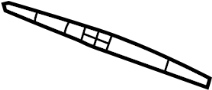 Image of Back Glass Wiper Blade (Rear) image for your 2023 Ford Bronco Sport   