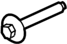 View Bolt. Water. Pump. Adapter. Engine. (Upper) Full-Sized Product Image