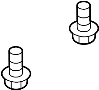 View Bolt. ABS. Mount. (Upper) Full-Sized Product Image