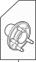 View Wheel Hub (Front) Full-Sized Product Image 1 of 4