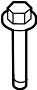 View Rack and Pinion Bolt Full-Sized Product Image