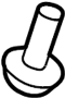 View Steering Column Cover Screw (Lower) Full-Sized Product Image 1 of 2