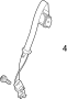 Image of Belt. Bolt. Seat. Receptacle. Shoulder. Center ASSEMBLY. SCREW. A threaded rod with a. image for your 2022 Ford F-150 2.7L EcoBoost V6 A/T RWD XL Crew Cab Pickup Fleetside 