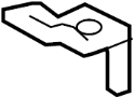 View Child Restraint Anchor Plate Full-Sized Product Image