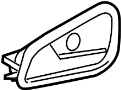 View Interior Door Handle (Lower) Full-Sized Product Image 1 of 4