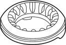 View Coil Spring Insulator (Rear, Upper) Full-Sized Product Image 1 of 2