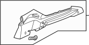 View Interior Quarter Panel Trim Panel (Front, Rear, Upper, Lower) Full-Sized Product Image 1 of 3