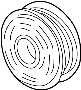 Image of A/C Compressor Clutch Pulley image for your 2001 Ford F-350 Super Duty 6.8L Triton V10 A/T RWD XL Crew Cab Pickup Fleetside 