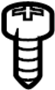 Image of Bolt. Bumper. Screw. Support. (Front, Upper). Bolt that secures the. image for your 2022 Ford F-150 2.7L EcoBoost V6 A/T RWD XLT Extended Cab Pickup Fleetside 