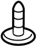 View Rivet. Retainer. Clip. (Front, Upper, Lower) Full-Sized Product Image