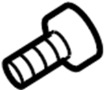 Image of Rivet. Support. Cover. (Upper, Lower). A fastener which secures. image for your 2019 Ford F-350 Super Duty 6.7L Power-Stroke V8 DIESEL A/T 4WD XLT Extended Cab Pickup 