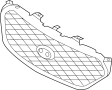 Image of Grille (Upper) image for your Ford Police Interceptor Sedan  