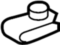 Image of Clip. Nut. Retainer. Plate. Cover. (Rear, Lower). A Clip which helps. image for your 2014 Ford F-150 3.7L V6 FLEX A/T 4WD STX Crew Cab Pickup Fleetside 