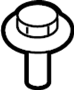 View Bolt. Bracket. Screw. Support. Mount. (Front, Rear) Full-Sized Product Image