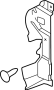 Image of Radiator Support Air Deflector (Front, Lower) image for your 2002 Ford Ranger   