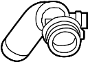 Image of Hose. Tube. (Upper). A pipe that transfers. image for your Lincoln MKZ  