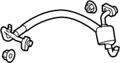 Image of A/C Refrigerant Discharge Hose image for your 2023 Ford F-150 2.7L EcoBoost V6 A/T RWD XL Crew Cab Pickup Fleetside 