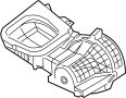 Image of Case. Air. Duct. Inlet. (Upper). A channel that directs. image for your 1995 Ford F-150   