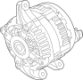 Image of Alternator image for your Ford Edge  