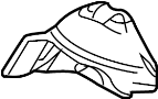 Image of Exhaust Manifold Heat Shield (Upper) image for your 2014 Ford Police Interceptor Utility   