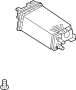 View Canister - FUEL VAPOUR STORE. Vapor canister bracket.  Full-Sized Product Image
