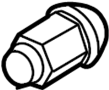 Image of Wheel. Nut. Lock. Set. Lug. A single Lug Nut for a. image for your 2019 Ford F-150 3.0L Power-Stroke V6 DIESEL A/T 4WD King Ranch Crew Cab Pickup Fleetside 