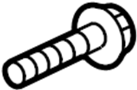 Image of Shield. Bolt. Screw. (Front). A Bolt used to attach. image for your 2019 Ford Transit-350   