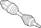 View CV Axle Assembly (Front) Full-Sized Product Image