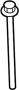 View Rack and Pinion Bolt Full-Sized Product Image