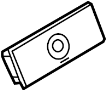 View Audio Auxiliary Jack Trim Plate Full-Sized Product Image