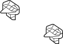 View Seat. Cushion. Pad. Retainer. Bracket. (Lower) Full-Sized Product Image