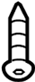 Image of Screw. Visor. Grip. Handle. Sun. Interior Grab Bar Screw. image for your 2023 Ford E-350 Super Duty   