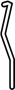 Image of Door Lock Operating Rod image for your 2000 Ford F-150 5.4L Triton V8 CNG M/T 4WD XLT Standard Cab Pickup Stepside 